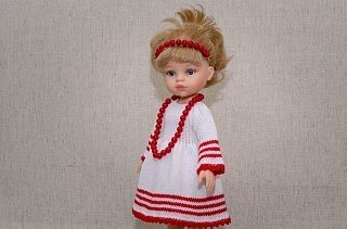 Национальное платье Украиночки  Handmade для кукол Paola Reina, 32 см Paola Reina HM-EK-17 #Tiptovara#